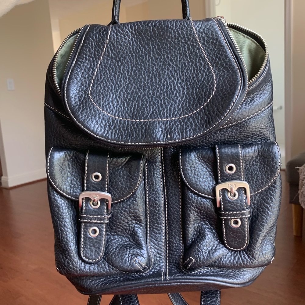 jones new york genuine leather backpack